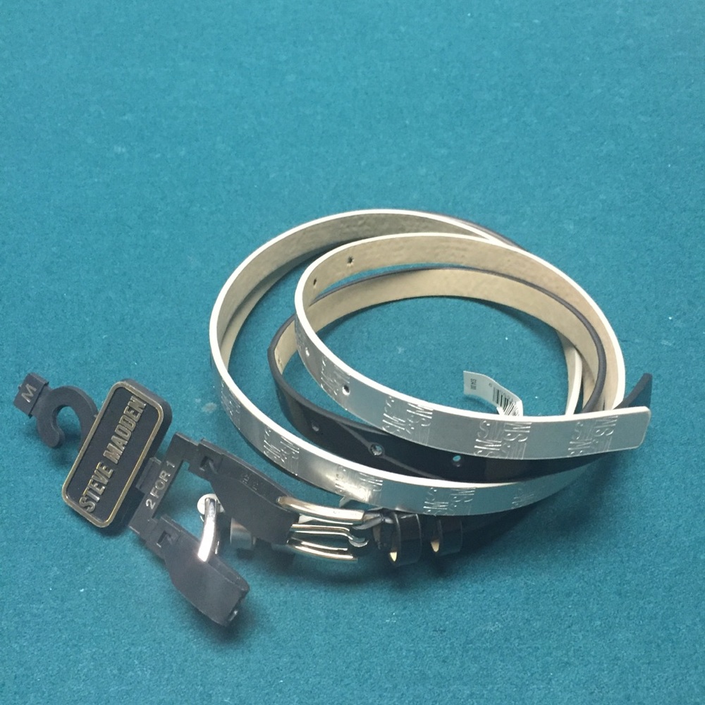 Steve Madden 2for1 ladies belts